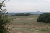 sud de Chalautre-la-Grande et centrale nucléaire